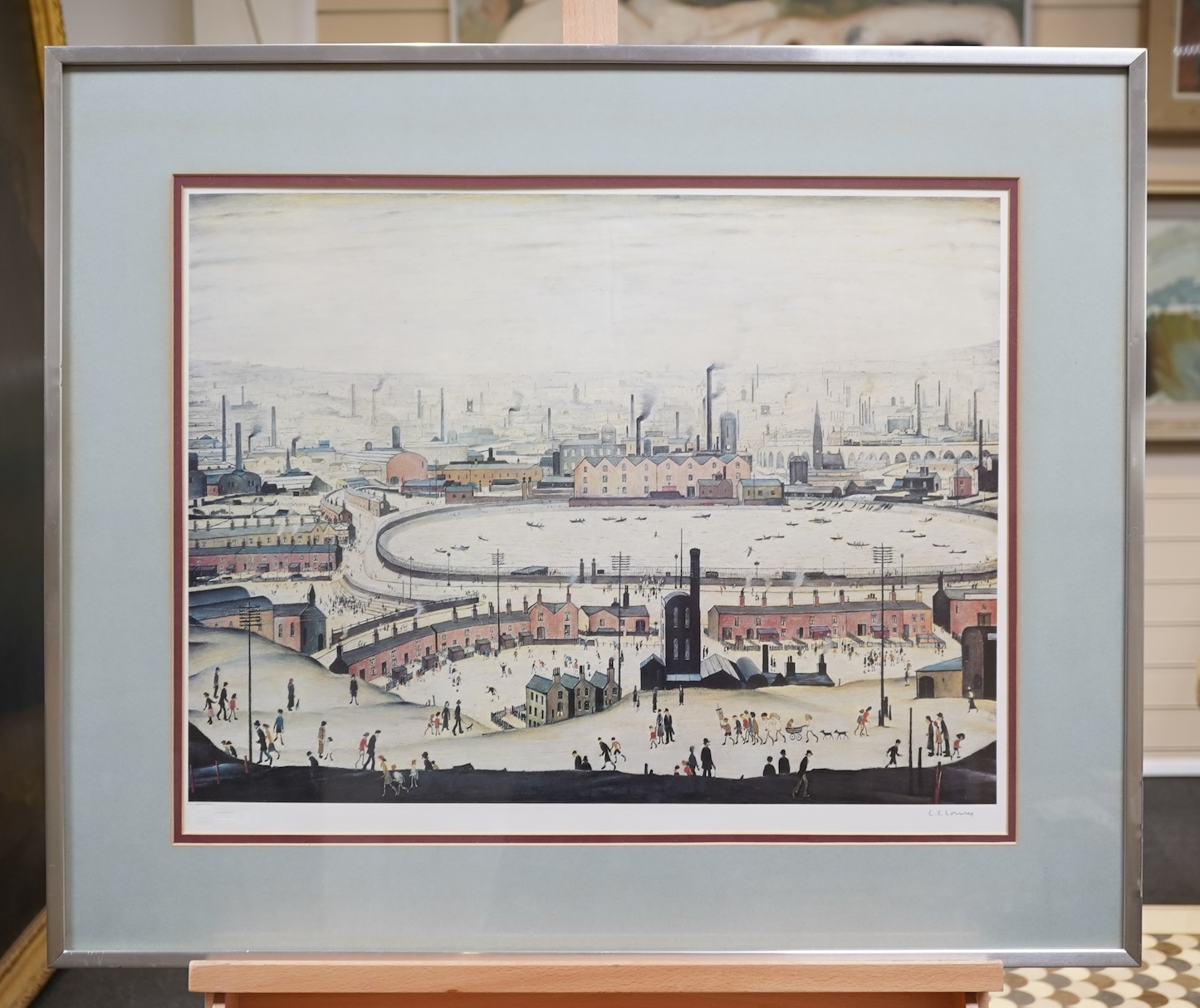 Laurence Stephen Lowry RBA RA, (1887-1976), ‘The Pond’
